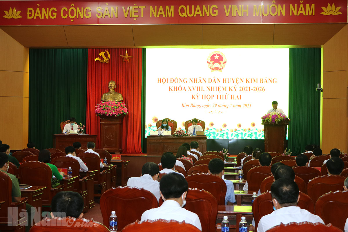 HĐND các huyện Kim Bảng, Lý Nhân tổ chức Kỳ họp thứ 2
