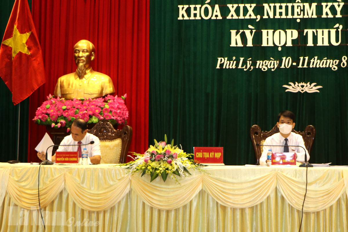HĐND thành phố Phủ Lý tổ chức kỳ họp thứ 2