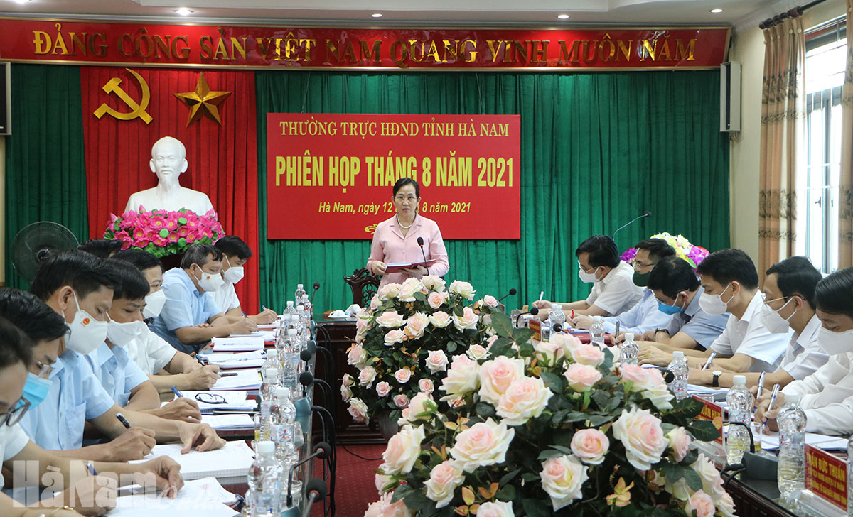 Thường trực HĐND tỉnh tổ chức phiên họp thường kỳ tháng 8