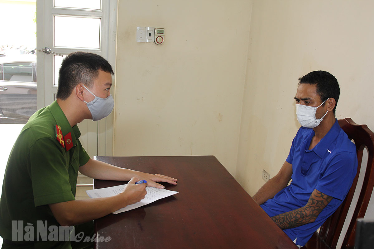 Công an huyện Thanh Liêm bắt đối tượng trộm cắp tài sản nhà chùa