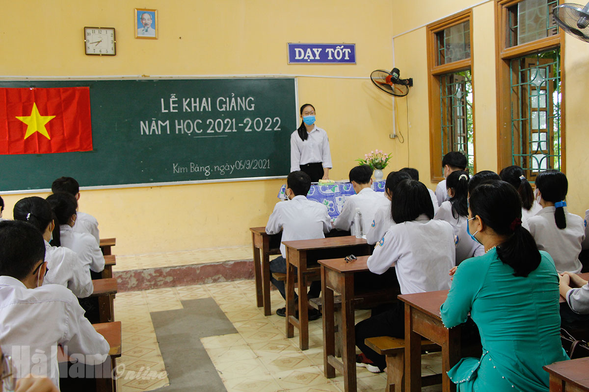 Khai giảng năm học 2021-2022 ở Hà Nam trong điều kiện phòng chống dịch