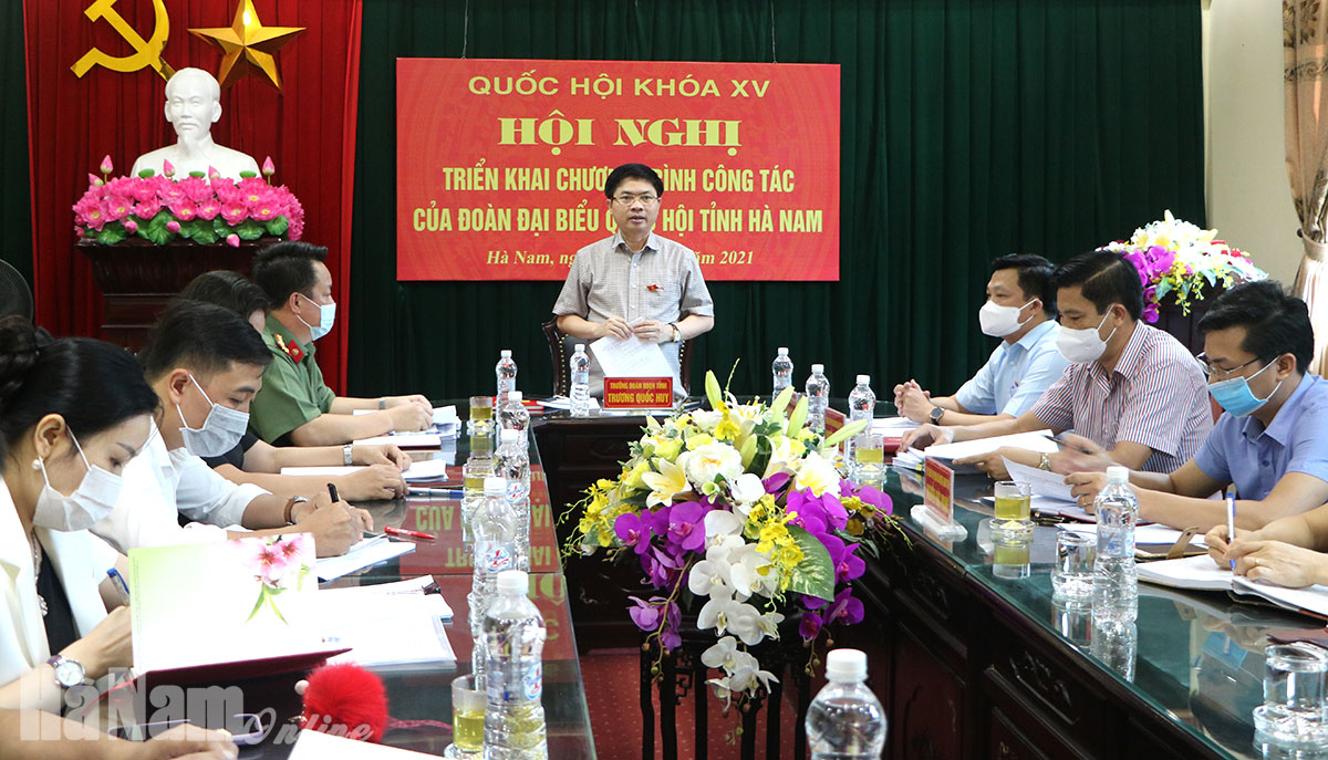 Đoàn ĐBQH tỉnh triển khai chương trình công tác