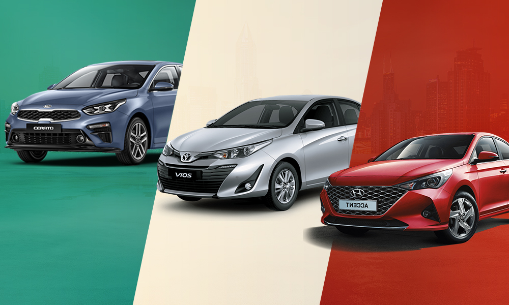 Những mẫu ôtô sedan người Việt chuộng nhất tháng 8