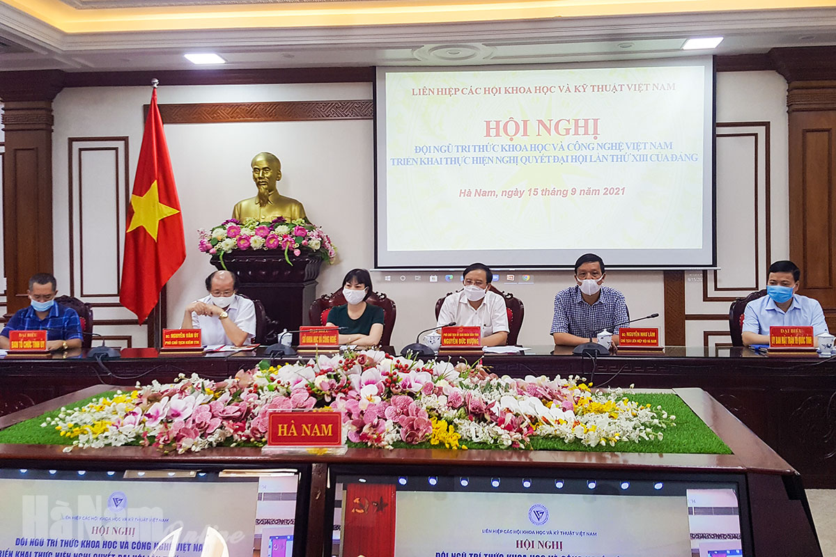 Hội nghị trực tuyến toàn quốc 'Đội ngũ trí thức khoa học và công nghệ Việt Nam triển khai thực hiện Nghị quyết Đại hội lần thứ XIII của Đảng'
