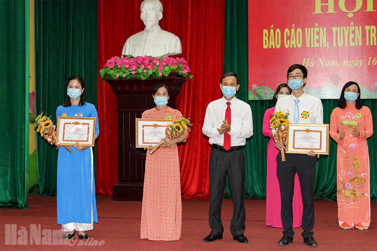 Đảng ủy Khối các cơ quan tỉnh tổ chức Hội thi báo cáo viên, tuyên truyền viên giỏi năm 2021