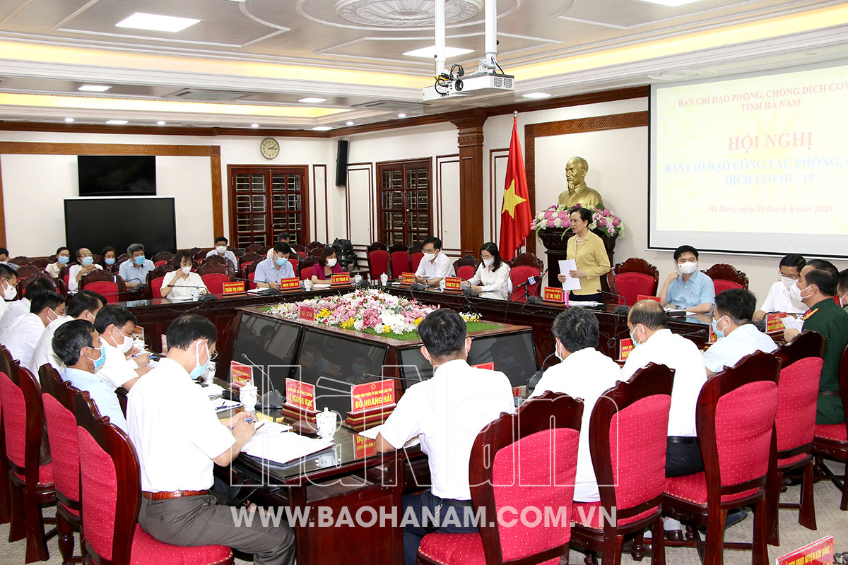 Đồng chí Bí thư Tỉnh ủy Lê Thị Thủy: Tập trung thực hiện tốt 7 nhiệm vụ để giữ vững thành quả công tác phòng chống dịch