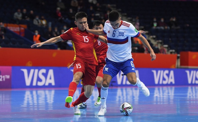 Thua tuyển Nga, đội tuyển futsal Việt Nam chia tay World Cup 2021