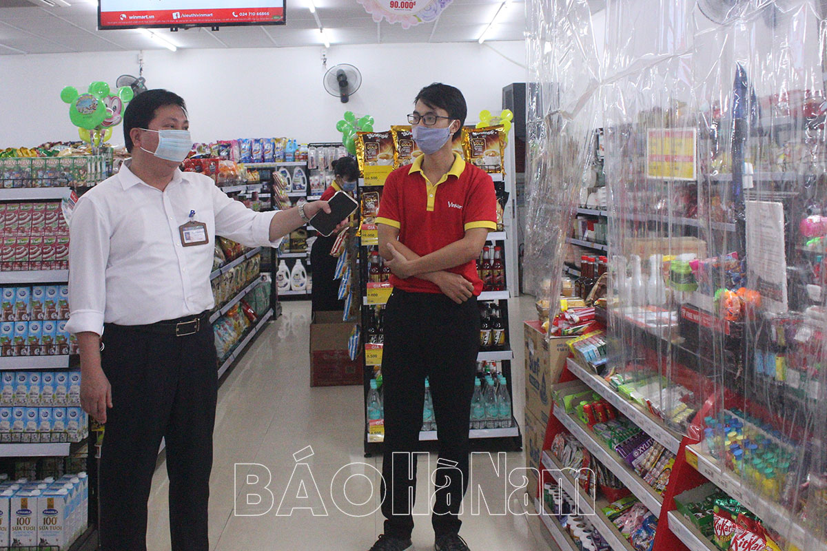 Sở Công Thương kiểm tra công tác phòng, chống dịch Covid-19 tại các chợ, siêu thị