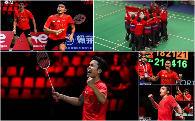 Đánh bại Trung Quốc, Indonesia vô địch giải cầu lông Thomas Cup