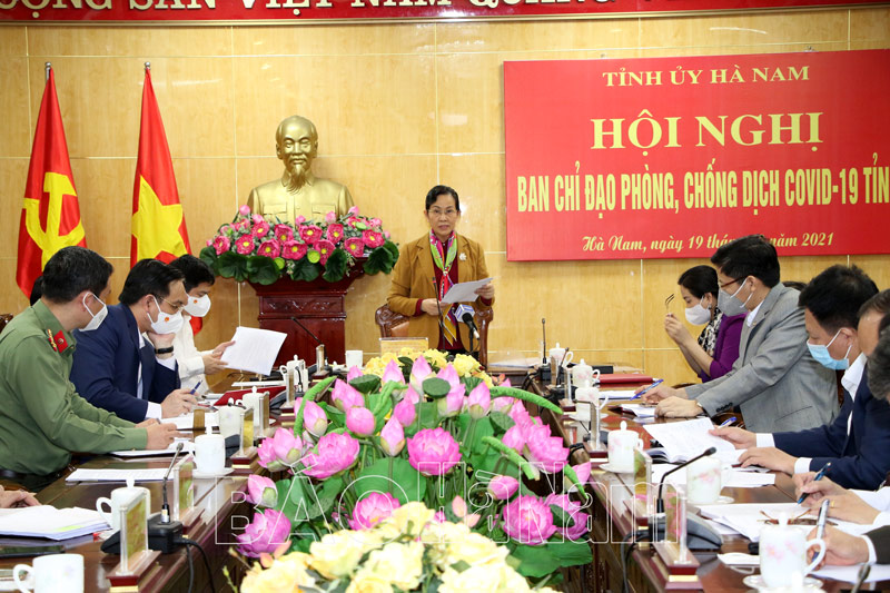 Ban Chỉ đạo phòng, chống dịch bệnh Covid-19 tỉnh họp đánh giá tình hình công tác phòng, chống dịch trên địa bàn