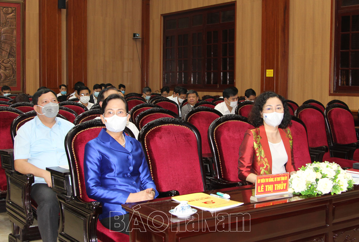 Tỉnh ủy tổ chức học tập, quán triệt, triển khai thực hiện các nghị quyết, quy chế, quy định, chương trình, đề án của BCH Đảng bộ tỉnh, BTV Tỉnh ủy khóa XX, nhiệm kỳ 2020-2025