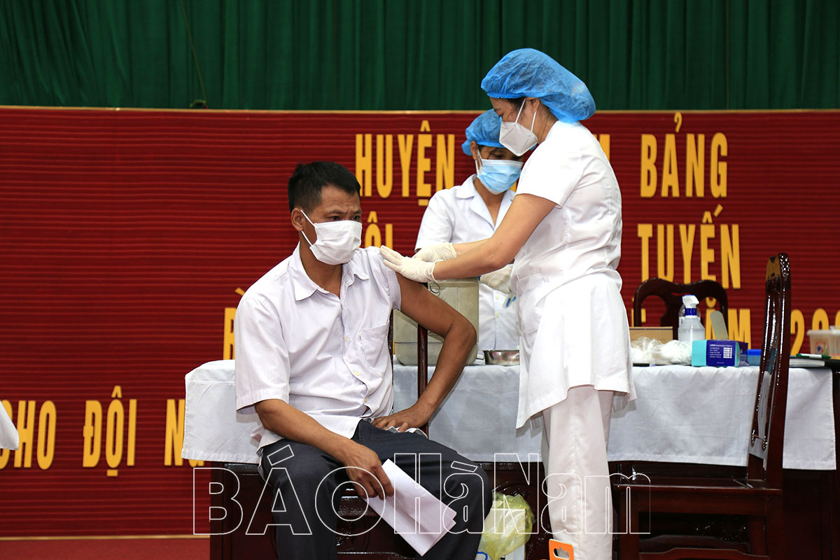 Hà Nam đã có 865.070 lượt người được tiêm vắc xin phòng Covid-19