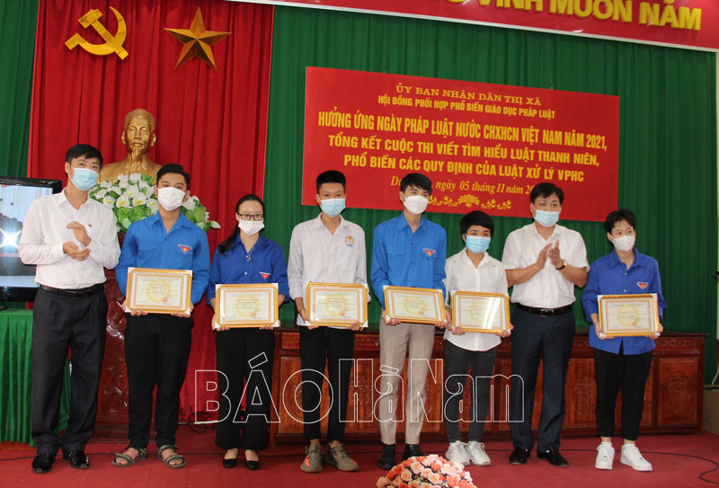 Hơn 3.000 bài dự thi “Tìm hiểu Luật Thanh niên” tại Duy Tiên