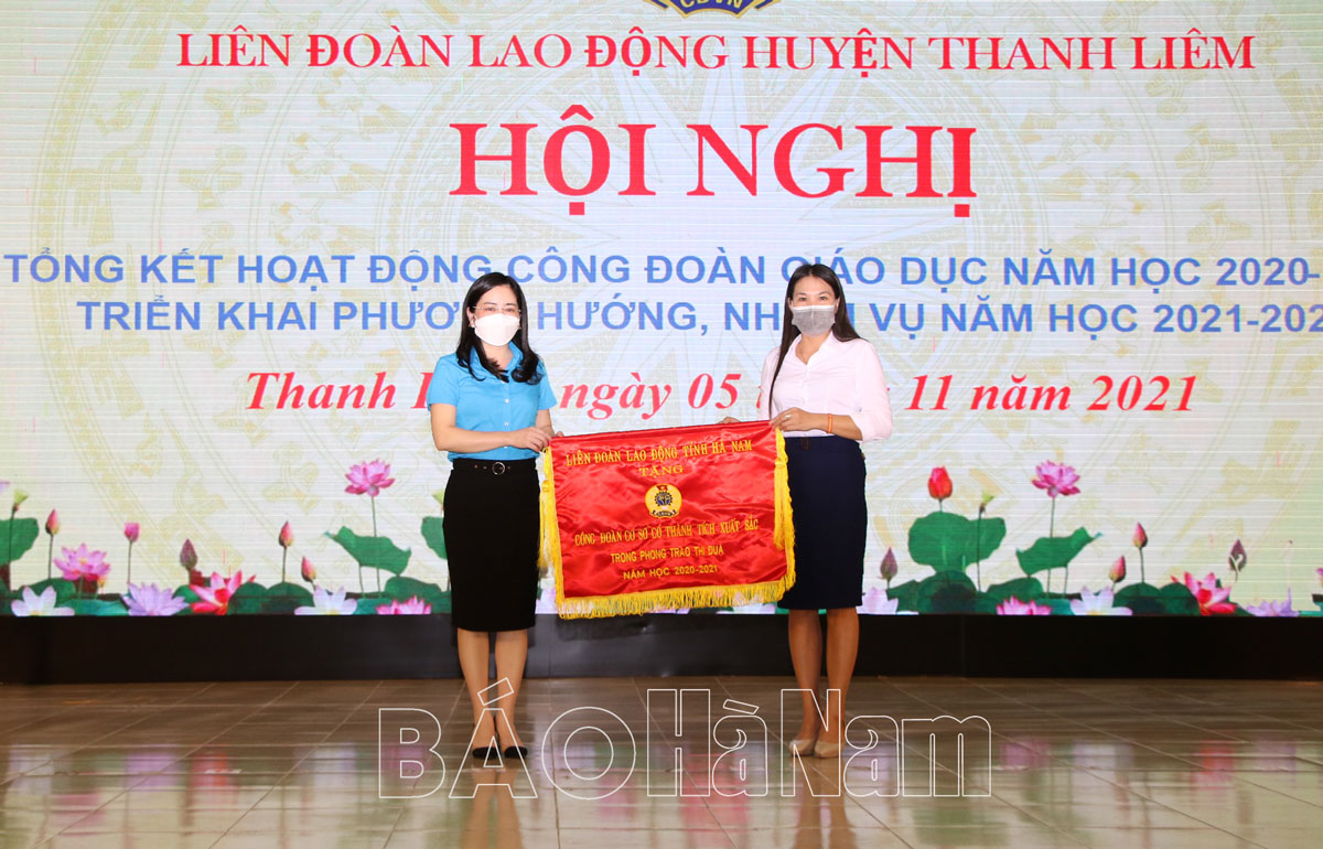 Thanh Liêm tổng kết hoạt động công đoàn ngành giáo dục năm học 2020-2021
