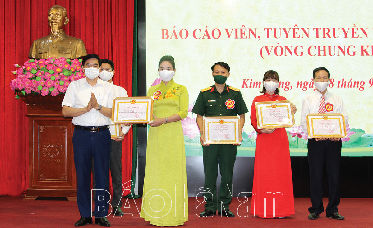 Ghi nhận từ hội thi báo cáo viên, tuyên truyền viên giỏi cấp huyện năm 2021