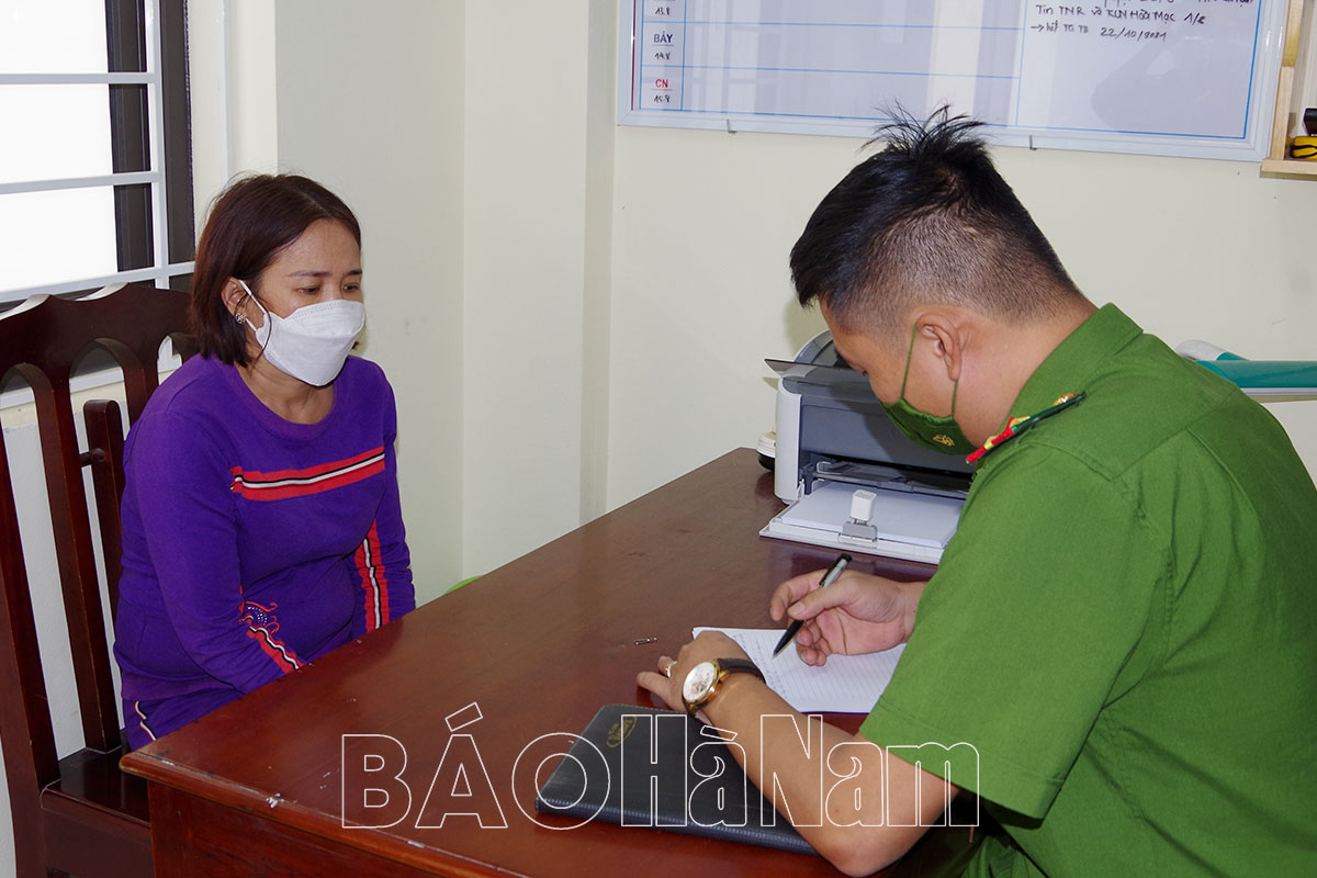 Công an thị xã Duy Tiên bắt đối tượng đánh bạc dưới hình thức chơi lô, đề