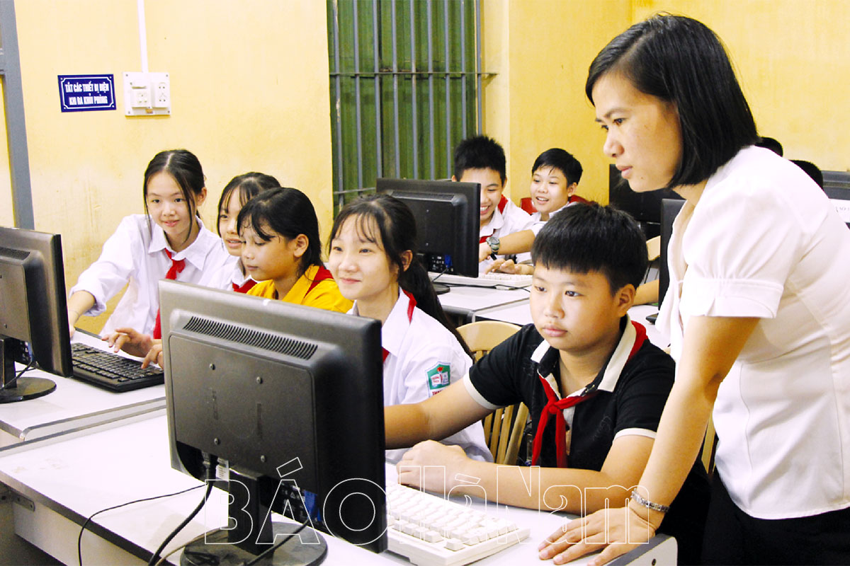 Thanh Liêm tập trung thực hiện dạy học chương trình giáo dục phổ thông 2018 cấp THCS