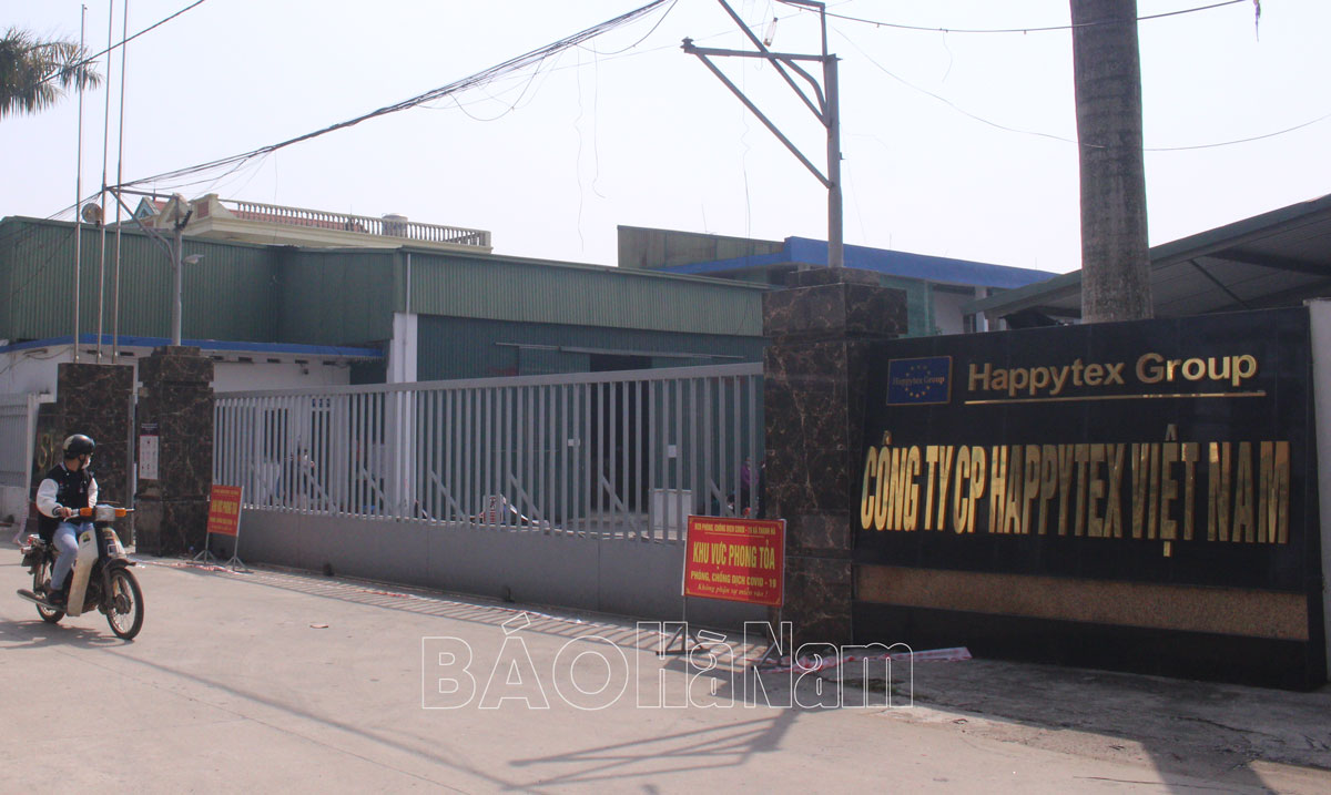 Phát hiện ổ dịch Covid-19 tại 1 doanh nghiệp trên địa bàn xã Thanh Hà