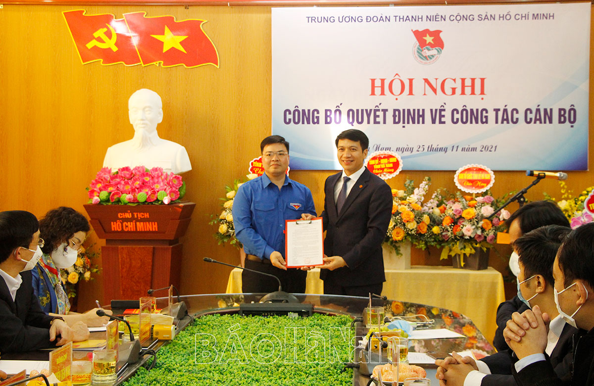 Phó Trưởng ban Tuyên giáo Trung ương Đoàn Dương Xuân Khiêm được điều động, phân công giữ chức Phó Bí thư Tỉnh đoàn Hà Nam