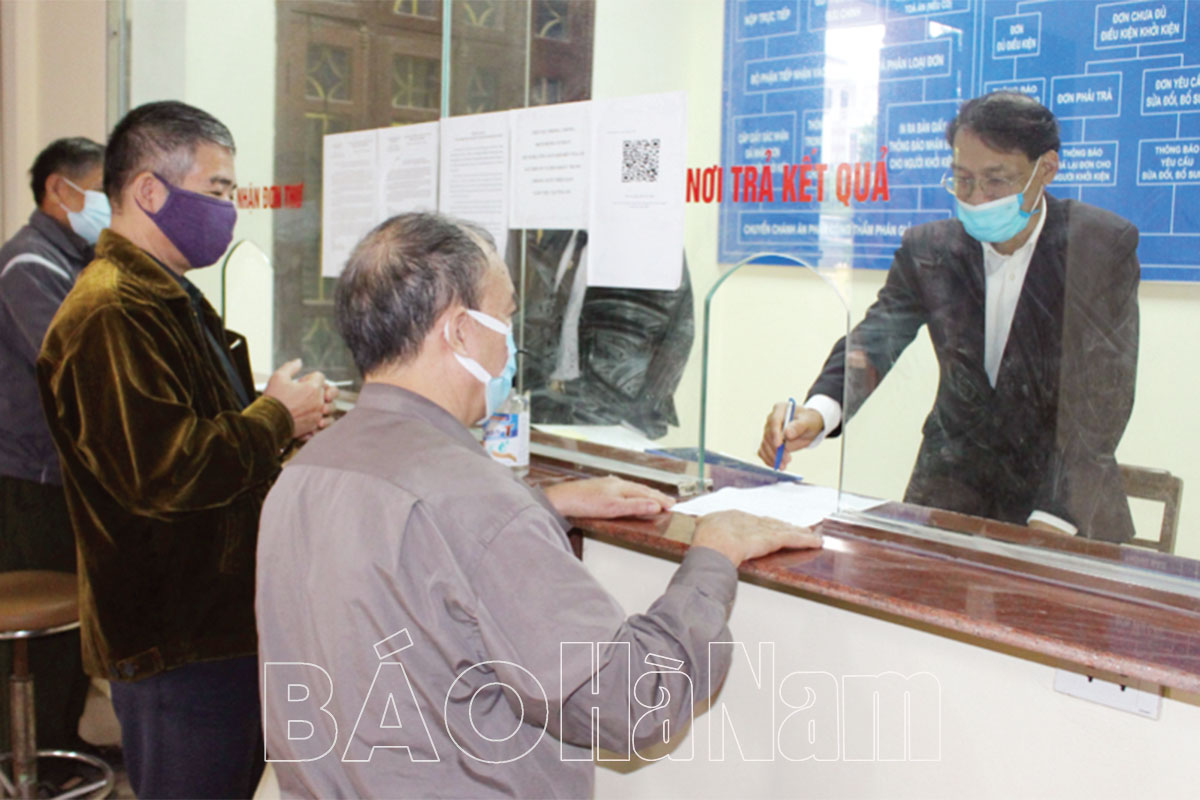 Ngành tòa án nâng cao chất lượng cải cách thủ tục hành chính tư pháp