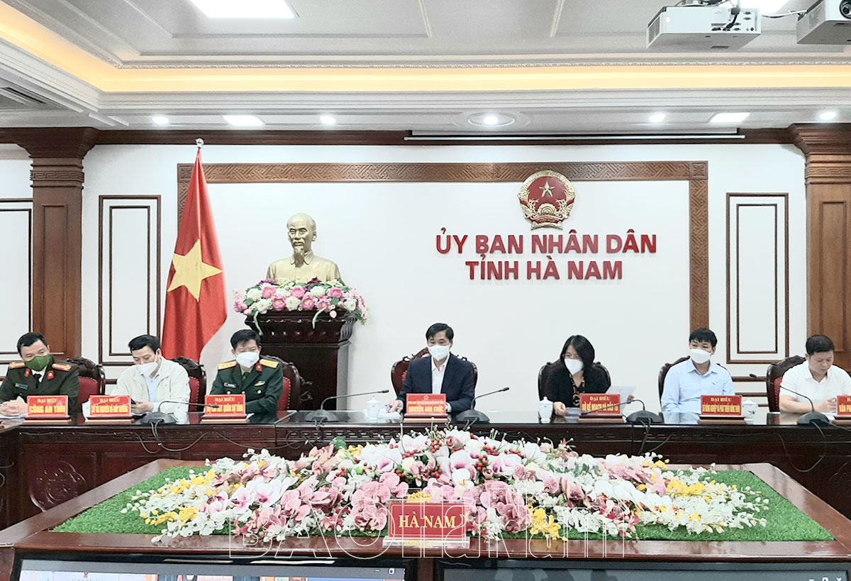 Hội nghị trực tuyến về công tác quy hoạch các tỉnh, thành phố khu vực vùng Đồng bằng sông Hồng