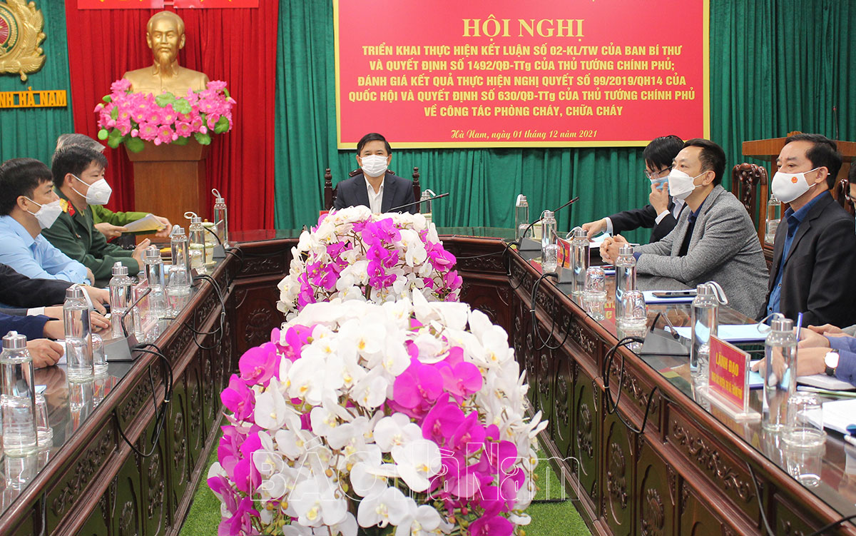 Bộ Công an tổ chức hội nghị trực tuyến triển khai Kết luận 02 của Ban Bí thư