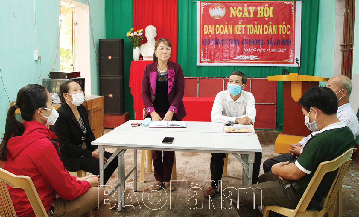 Đảng viên Chi bộ An Phong nói đi đôi với làm