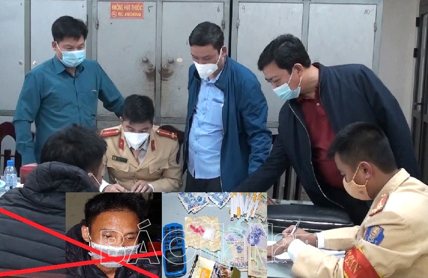 Đội Cảnh sát giao thông - trật tự, Công an TP. Phủ Lý bắt đối tượng tàng trữ trái phép chất ma túy