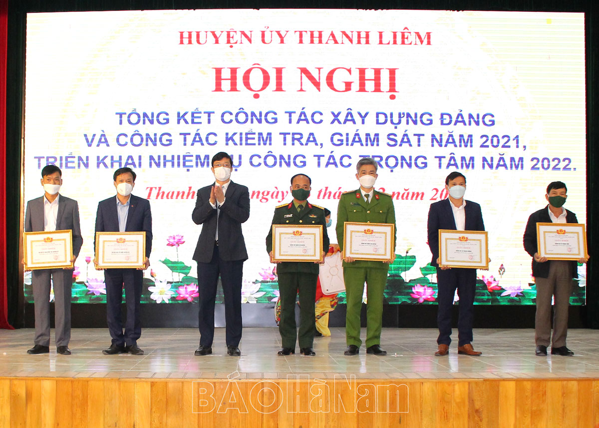 Huyện ủy Thanh Liêm tổng kết công tác xây dựng Đảng năm 2021