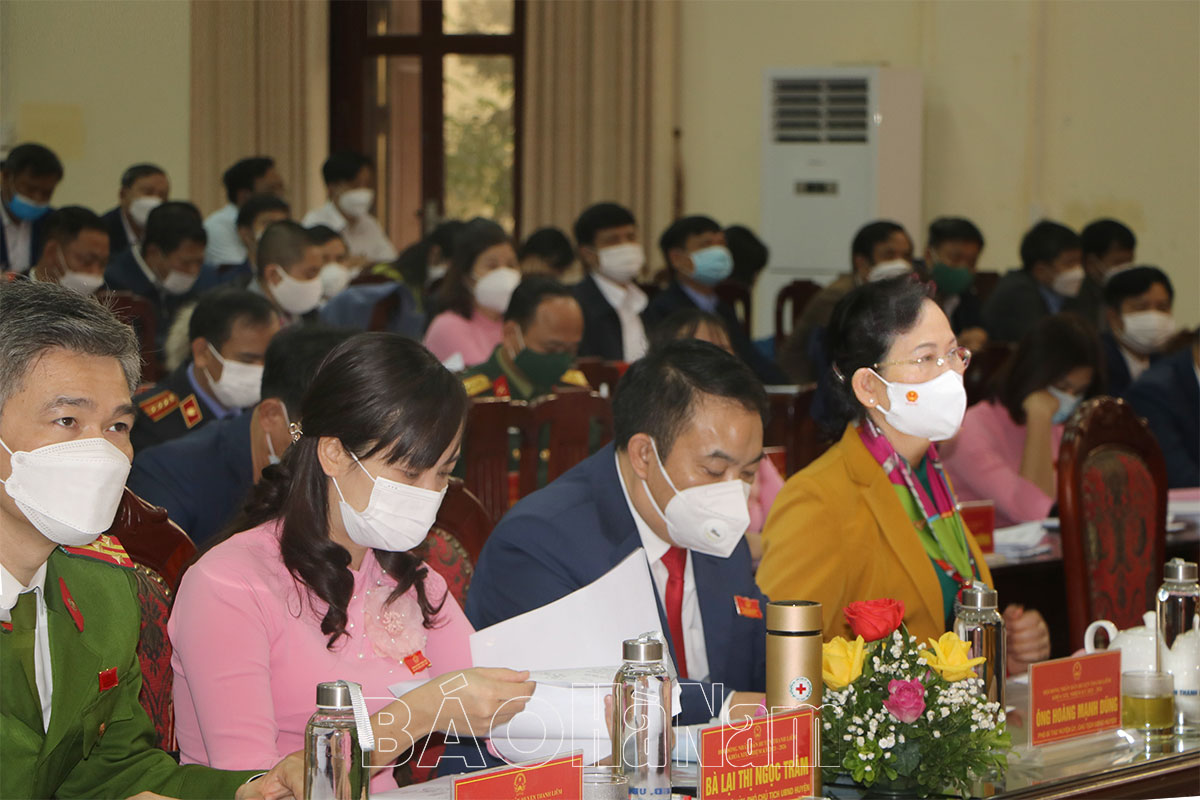 Khai mạc Kỳ họp thứ 4, HĐND huyện Thanh Liêm khóa XIX