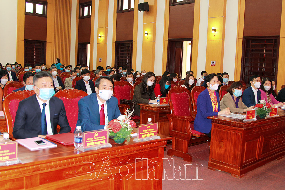 Huyện ủy Kim Bảng triển khai nhiệm vụ công tác xây dựng Đảng năm 2022