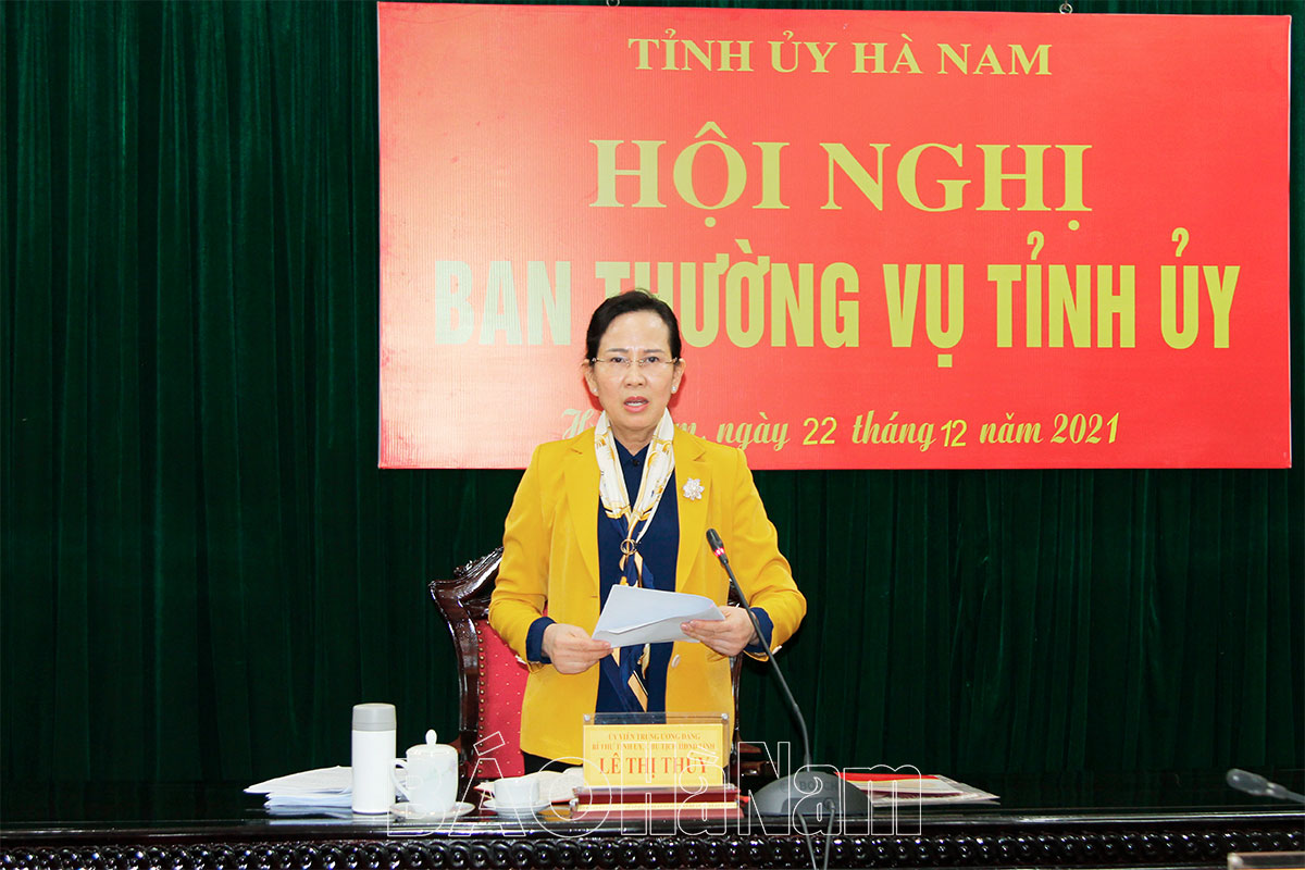 BTV Tỉnh ủy cho ý kiến, chủ trương về một số nội dung phát triển kinh tế trên địa bàn