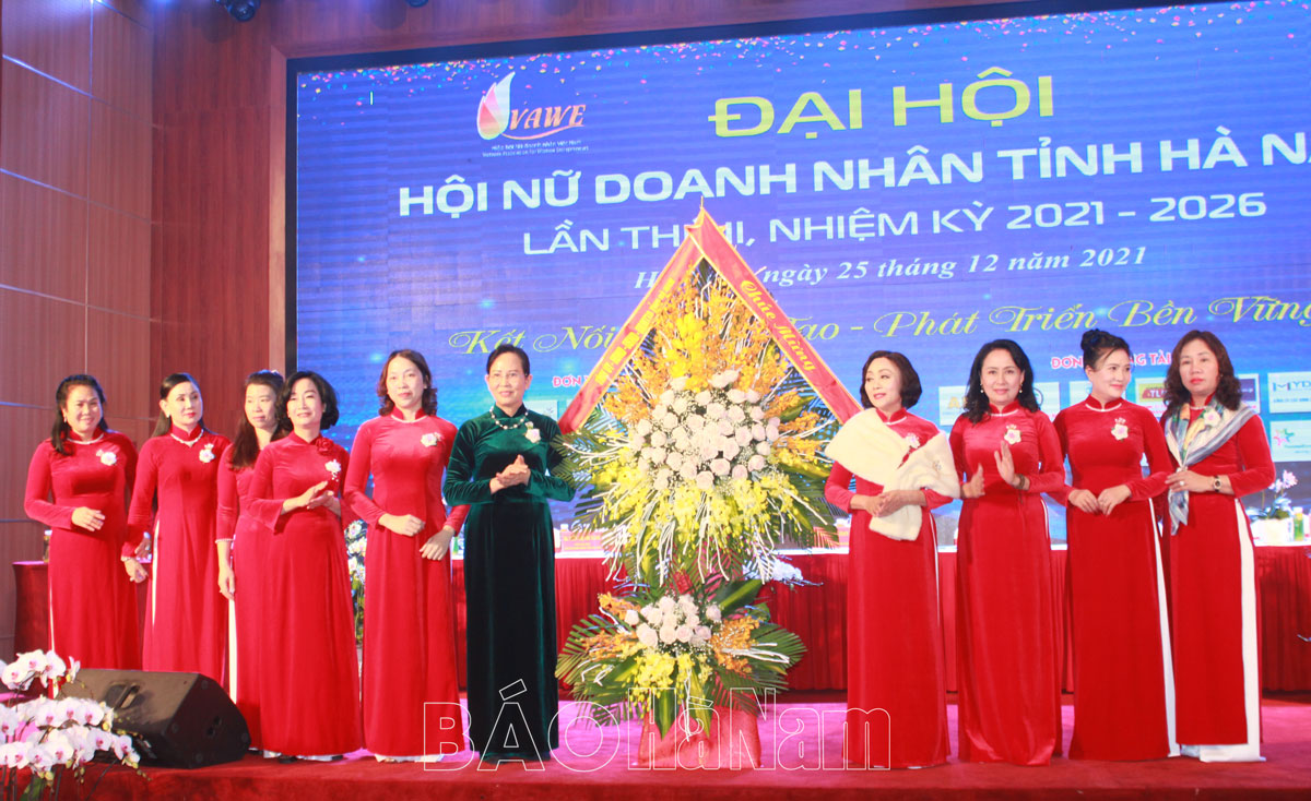 Đại hội Hội Nữ doanh nhân tỉnh Hà Nam lần thứ II, nhiệm kỳ 2021-2026