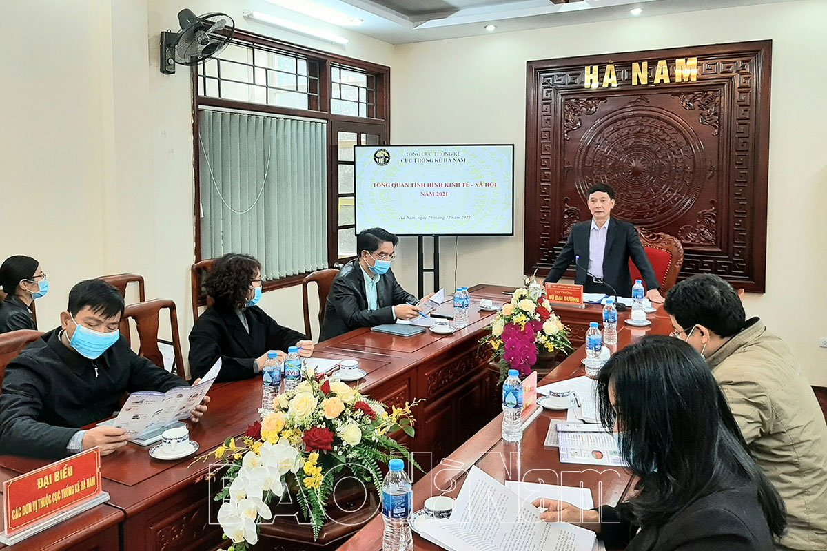 Cục Thống kê Hà Nam công bố số liệu thống kê kinh tế - xã hội năm 2021