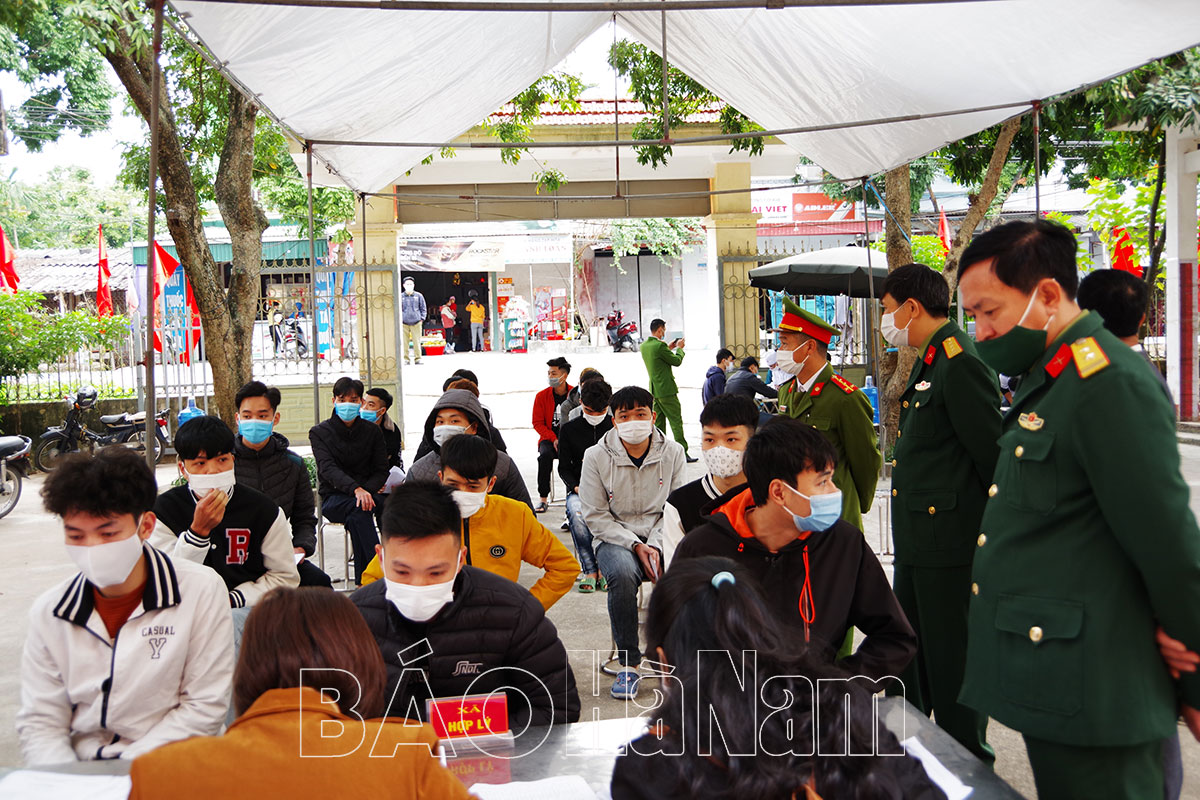 Lý Nhân trên 56% thanh niên đủ tiêu chuẩn về sức khỏe nhập ngũ