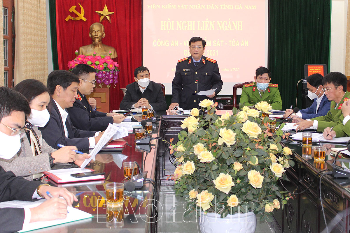 Ba ngành làm án tỉnh triển khai nhiệm vụ công tác quý I/2022