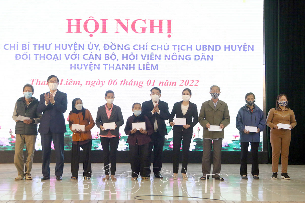 Thanh Liêm đối thoại giữa người đứng đầu cấp ủy với cán bộ, hội viên nông dân