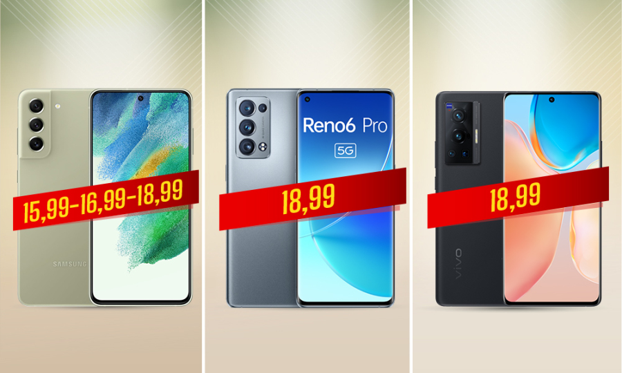 Galaxy S21 FE đọ cấu hình với Reno6 Pro và X70 Pro