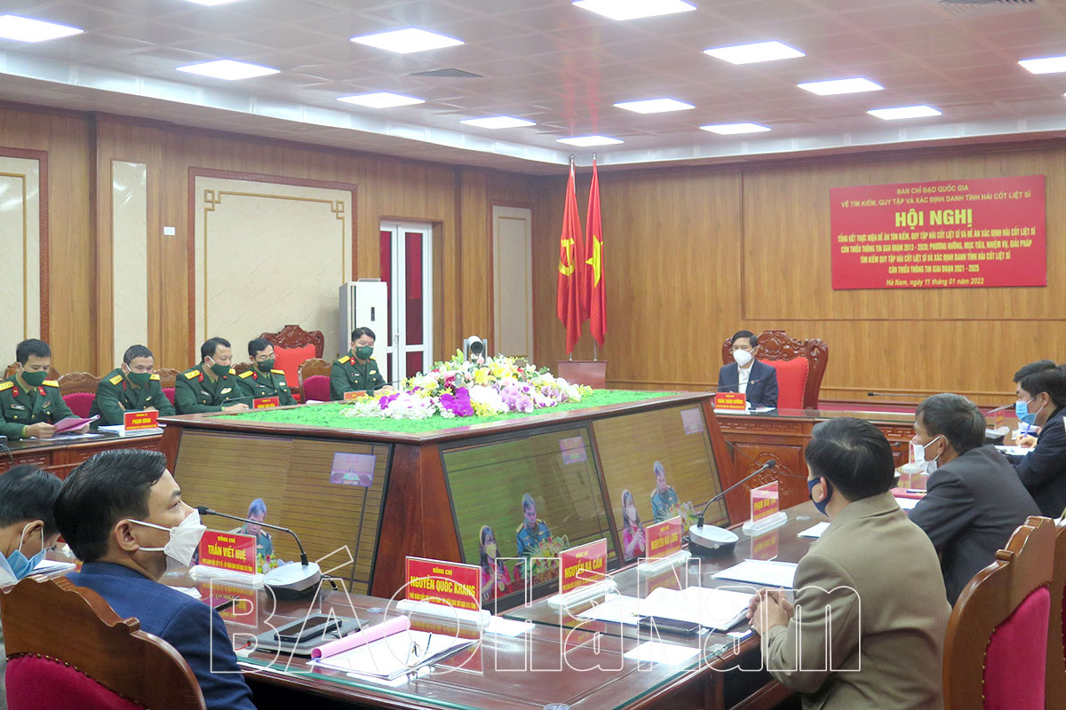 Tổng kết đề án về tìm kiếm quy tập hài cốt liệt sĩ