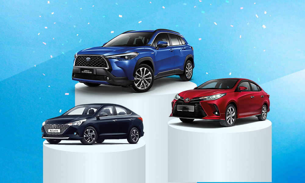 Top xe bán chạy tháng 12/2021 - Corolla Cross bỏ xa top dưới