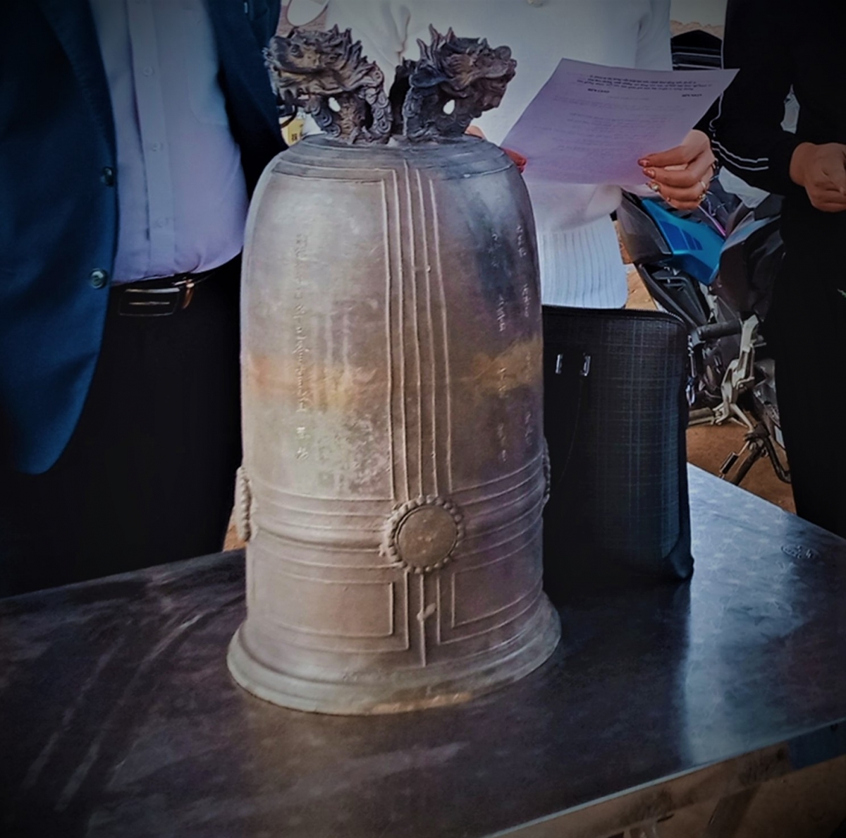 Yên Bái phát hiện chuông đồng niên hiệu Tự Đức năm thứ 10