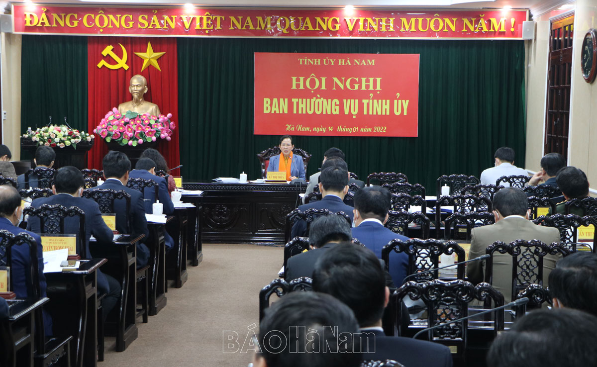 BTV Tỉnh ủy cho ý kiến, chủ trương các nội dung về phát triển kinh tế - xã hội theo thẩm quyền