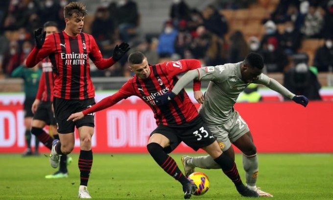 Milan thắng ngược ở Cup Italy