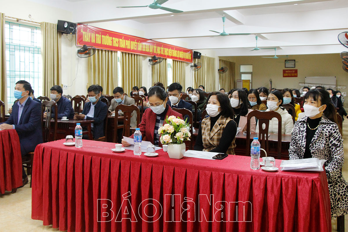 Phủ Lý khai mạc Hội thi giáo viên dạy giỏi, giáo viên chủ nhiệm lớp giỏi cấp THCS năm học 2021-2022