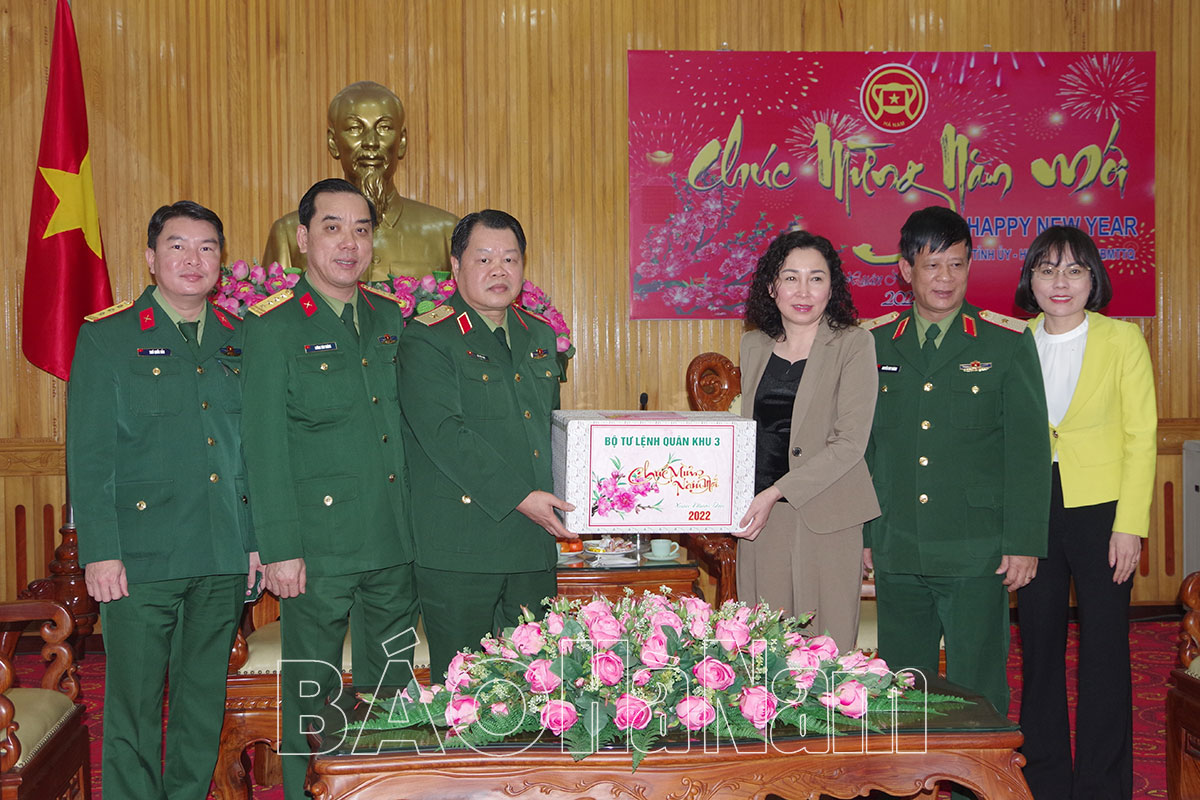 Bộ Tư lệnh Quân khu 3 thăm, chúc Tết và kiểm tra công tác sẵn sàng chiến đấu tại Hà Nam