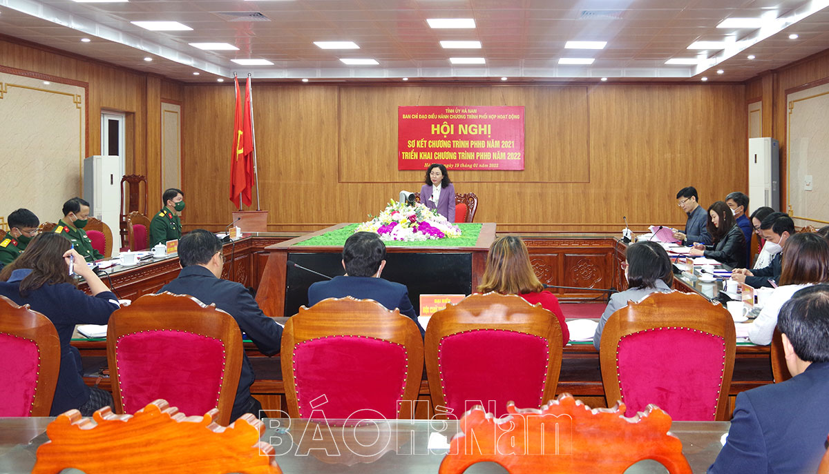 Triển khai chương trình phối hợp hoạt động công tác dân vận năm 2022