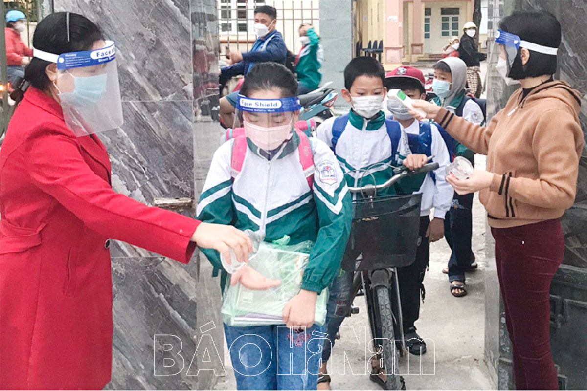 Tăng cường các biện pháp bảo đảm an toàn phòng, chống dịch trong trường học