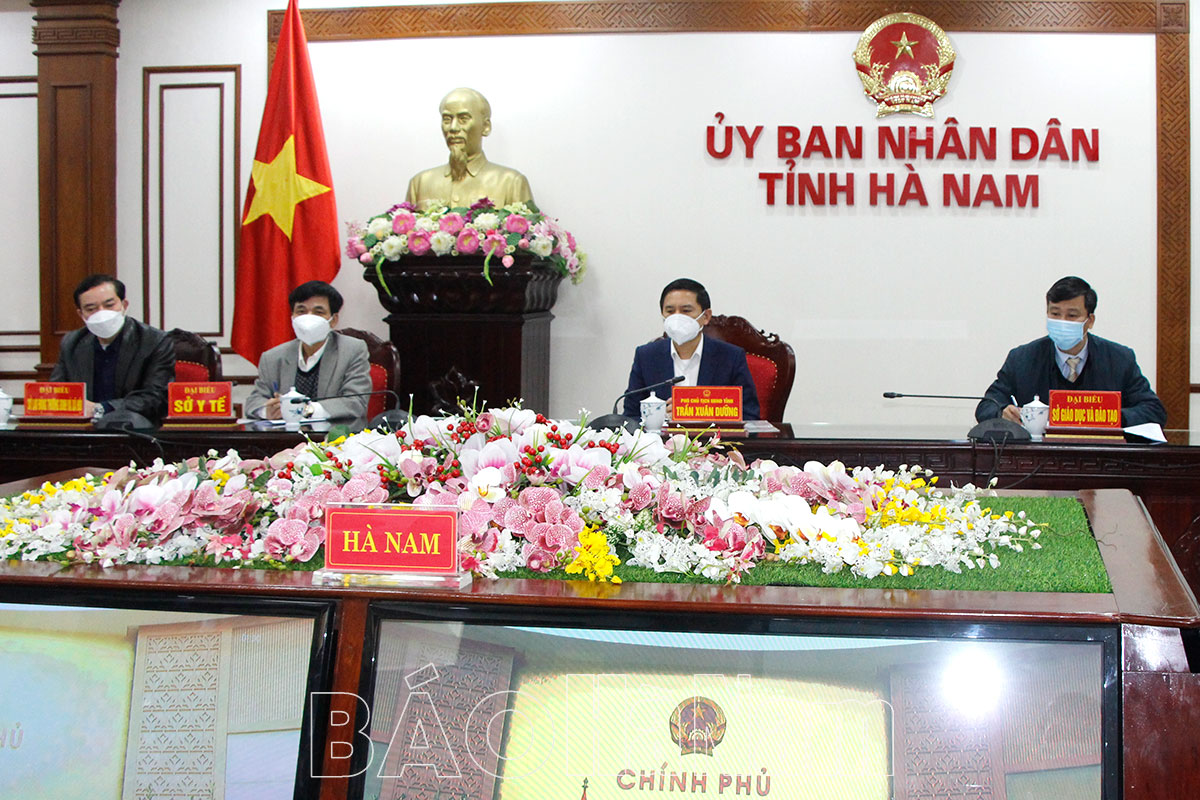 Hội nghị trực tuyến toàn quốc về tình hình mở cửa trường học của các địa phương