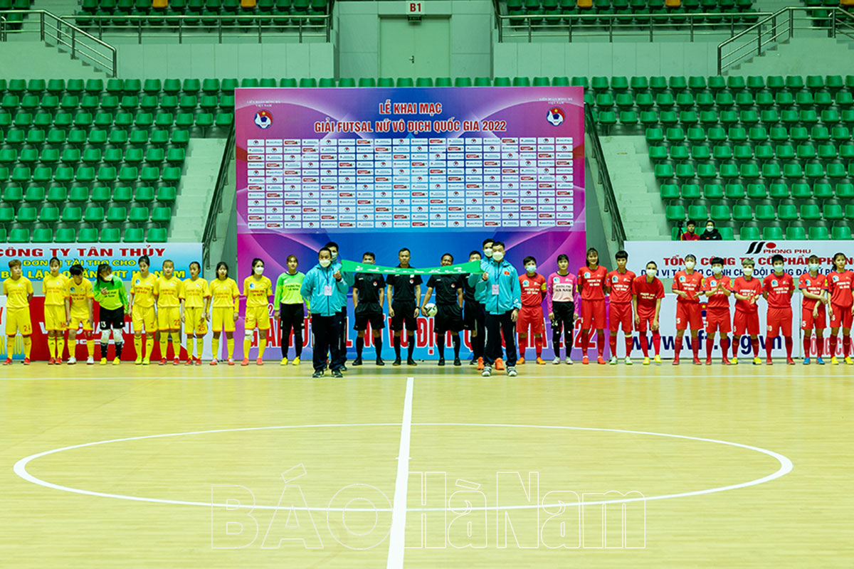Khai mạc Giải Futsal nữ Vô địch quốc gia 2022