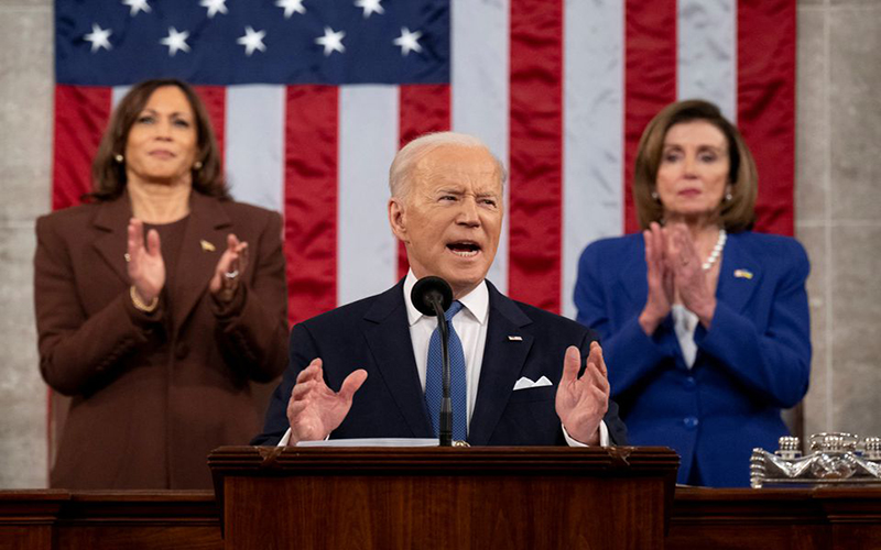 Tổng thống Mỹ Joe Biden bắt đầu đọc Thông điệp Liên bang 2022